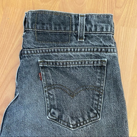 Vintage Levi’s Men’s High Waisted Light Black Jeans 32x32 - Picture 6 of 13